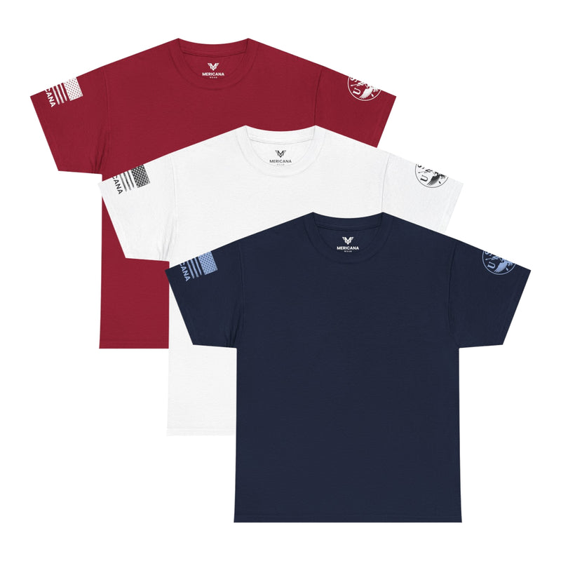 All-American 3-Pack – Daily 100% Cotton TShirt