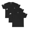 All Black 3-Pack – Daily 100% Cotton TShirt